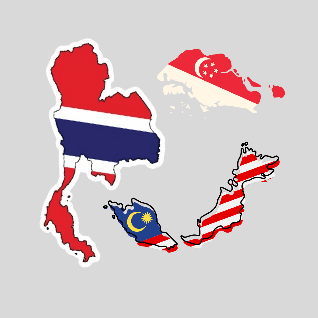 Singapore & Malaysia & Thailand 3 in 1 Custom Travel eSIM Plan (+Unlimited 2G Internet)