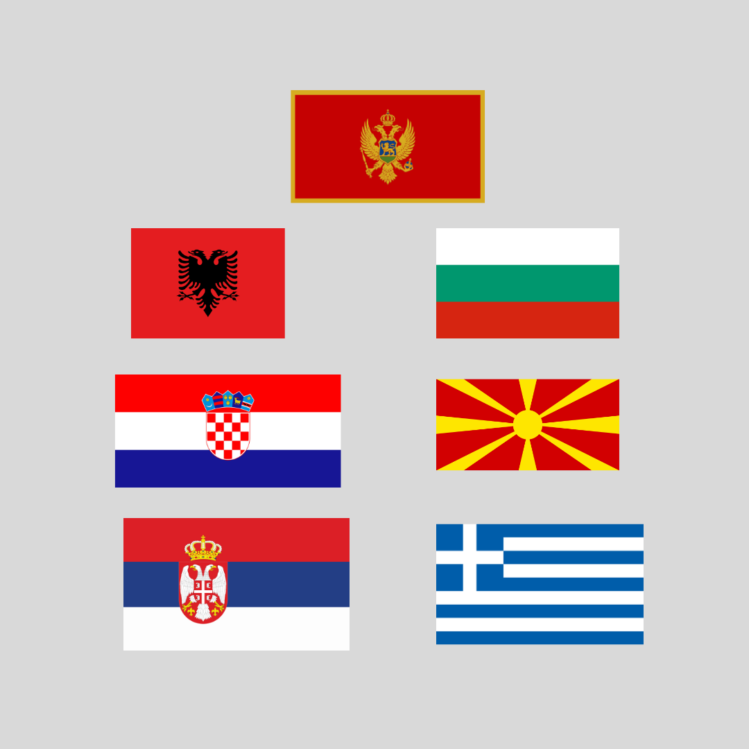 Balkans Traveller eSIM 7 in 1 Package valid in Serbia, Montenegro, Croatia, Albania, Bulgaria, North Macedonia & Greece